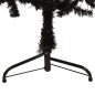 vidaXL Künstlicher Halb-Weihnachtsbaum Ständer Schlank Schwarz 150 cm vidaXL Künstlicher Halb-Weihnachtsbaum Ständer Schlank Schwarz 150 cm