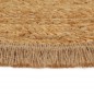 vidaXL Teppich Geflochten mit Fransen 120 cm Jute Rund vidaXL Teppich Geflochten mit Fransen 120 cm Jute Rund