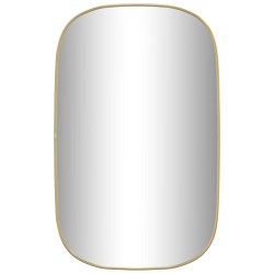 Wandspiegel Golden 80x50 cm