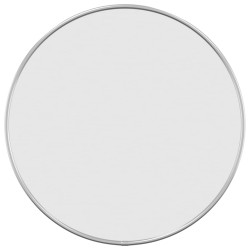 vidaXL Wandspiegel Silbern Ø 40 cm Rund