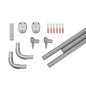 RIDDER Universal-Eck-Duschvorhangstange 90 x 90 x 2,5 cm RIDDER Universal-Eck-Duschvorhangstange 90 x 90 x 2,5 cm