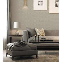 DUTCH WALLCOVERINGS Tapete Sechseckmuster Grau