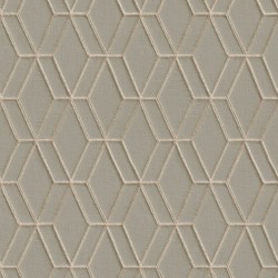 DUTCH WALLCOVERINGS Tapete Sechseckmuster Grau