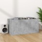vidaXL Schallplatten-Aufbewahrungsbox Betongrau 71x34x36 cm vidaXL Schallplatten-Aufbewahrungsbox Betongrau 71x34x36 cm