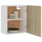 vidaXL Hängeschrank Sonoma-Eiche 50x31x60 cm Holzwerkstoff vidaXL Hängeschrank Sonoma-Eiche 50x31x60 cm Holzwerkstoff