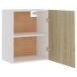 vidaXL Hängeschrank Sonoma-Eiche 50x31x60 cm Holzwerkstoff vidaXL Hängeschrank Sonoma-Eiche 50x31x60 cm Holzwerkstoff