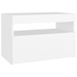 vidaXL TV-Schrank mit LED-Leuchten Weiß 60x35x40 cm vidaXL TV-Schrank mit LED-Leuchten Weiß 60x35x40 cm