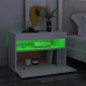 vidaXL TV-Schrank mit LED-Leuchten Weiß 60x35x40 cm vidaXL TV-Schrank mit LED-Leuchten Weiß 60x35x40 cm