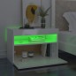 vidaXL TV-Schrank mit LED-Leuchten Hochglanz-Weiß 60x35x40 cm vidaXL TV-Schrank mit LED-Leuchten Hochglanz-Weiß 60x35x40 cm