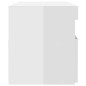 vidaXL TV-Schrank mit LED-Leuchten Hochglanz-Weiß 60x35x40 cm vidaXL TV-Schrank mit LED-Leuchten Hochglanz-Weiß 60x35x40 cm