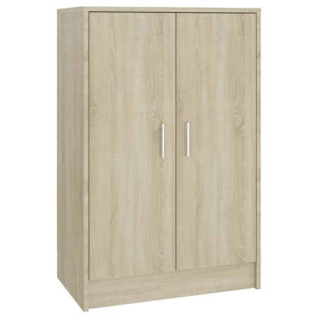 vidaXL Schuhschrank Sonoma-Eiche 60x35x92 cm Holzwerkstoff