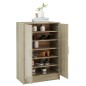 vidaXL Schuhschrank Sonoma-Eiche 60x35x92 cm Holzwerkstoff vidaXL Schuhschrank Sonoma-Eiche 60x35x92 cm Holzwerkstoff