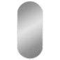 Wandspiegel Silbern 90x40 cm Oval Wandspiegel Silbern 90x40 cm Oval