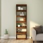 vidaXL Bücherregal/Raumteiler Braun Eichen-Optik 60x30x198 cm vidaXL Bücherregal/Raumteiler Braun Eichen-Optik 60x30x198 cm