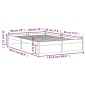 vidaXL Massivholzbett Weiß 120x200 cm vidaXL Massivholzbett Weiß 120x200 cm