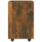 vidaXL Beistellschrank mit Rollen Räuchereiche 33x38x60 cm vidaXL Beistellschrank mit Rollen Räuchereiche 33x38x60 cm