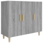 vidaXL Sideboard Grau Sonoma 90x34x80 cm Holzwerkstoff vidaXL Sideboard Grau Sonoma 90x34x80 cm Holzwerkstoff