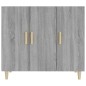 vidaXL Sideboard Grau Sonoma 90x34x80 cm Holzwerkstoff vidaXL Sideboard Grau Sonoma 90x34x80 cm Holzwerkstoff