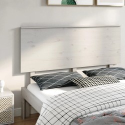 vidaXL Kopfteil Weiß 154x6x82,5 cm Massivholz Kiefer