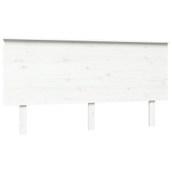 vidaXL Kopfteil Weiß 154x6x82,5 cm Massivholz Kiefer