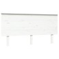 vidaXL Kopfteil Weiß 154x6x82,5 cm Massivholz Kiefer vidaXL Kopfteil Weiß 154x6x82,5 cm Massivholz Kiefer