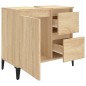 vidaXL Badschrank Sonoma-Eiche 65x33x60 cm Holzwerkstoff vidaXL Badschrank Sonoma-Eiche 65x33x60 cm Holzwerkstoff