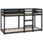 vidaXL Etagenbett Schwarz 75x190 cm Massivholz Kiefer vidaXL Etagenbett Schwarz 75x190 cm Massivholz Kiefer