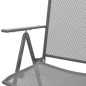 vidaXL 5-tlg. Garten-Essgruppe mit Klappstühlen Stahl Anthrazit vidaXL 5-tlg. Garten-Essgruppe mit Klappstühlen Stahl Anthrazit