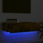 vidaXL TV-Schrank mit LED-Leuchten Räuchereiche 60x35x15,5 cm vidaXL TV-Schrank mit LED-Leuchten Räuchereiche 60x35x15,5 cm