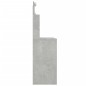 vidaXL Schminktisch mit LED Betongrau 96x40x142 cm vidaXL Schminktisch mit LED Betongrau 96x40x142 cm
