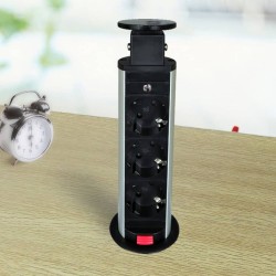 Versenkbare 3er Multi Steckdose