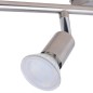 vidaXL Deckenleuchte mit 4 LED Spotlights Satin Nickel vidaXL Deckenleuchte mit 4 LED Spotlights Satin Nickel