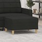 vidaXL Fußhocker Schwarz 70x55x41 cm Stoff vidaXL Fußhocker Schwarz 70x55x41 cm Stoff