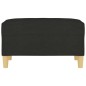 vidaXL Fußhocker Schwarz 70x55x41 cm Stoff vidaXL Fußhocker Schwarz 70x55x41 cm Stoff