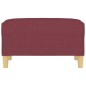 vidaXL Fußhocker Weinrot 70x55x41 cm Stoff vidaXL Fußhocker Weinrot 70x55x41 cm Stoff