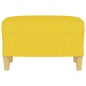 vidaXL Fußhocker Hellgelb 60x50x41 cm Stoff vidaXL Fußhocker Hellgelb 60x50x41 cm Stoff