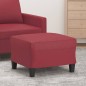 vidaXL Fußhocker Weinrot 60x50x41 cm Kunstleder vidaXL Fußhocker Weinrot 60x50x41 cm Kunstleder