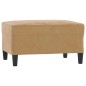 vidaXL Fußhocker Braun 70x55x41 cm Samt vidaXL Fußhocker Braun 70x55x41 cm Samt