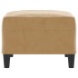 vidaXL Fußhocker Braun 70x55x41 cm Samt vidaXL Fußhocker Braun 70x55x41 cm Samt