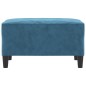 vidaXL Fußhocker Blau 70x55x41 cm Samt vidaXL Fußhocker Blau 70x55x41 cm Samt