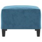 vidaXL Fußhocker Blau 70x55x41 cm Samt vidaXL Fußhocker Blau 70x55x41 cm Samt