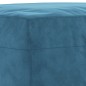 vidaXL Fußhocker Blau 70x55x41 cm Samt vidaXL Fußhocker Blau 70x55x41 cm Samt