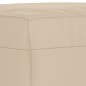 vidaXL Fußhocker Creme 60x50x41 cm Mikrofasergewebe vidaXL Fußhocker Creme 60x50x41 cm Mikrofasergewebe
