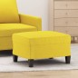 vidaXL Fußhocker Hellgelb 60x50x41 cm Stoff vidaXL Fußhocker Hellgelb 60x50x41 cm Stoff