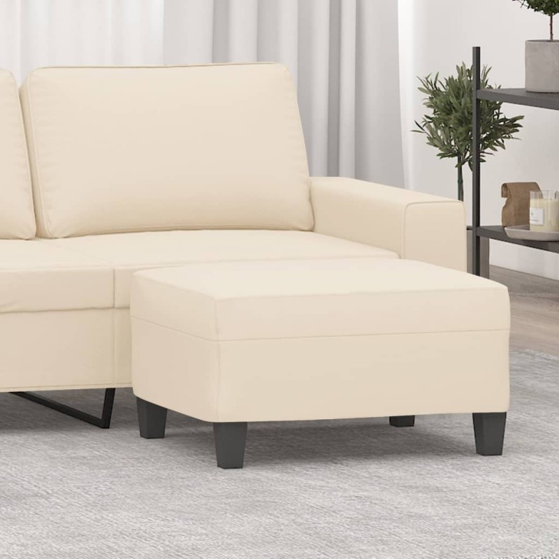 vidaXL Fußhocker Beige 70x55x41 cm Mikrofasergewebe vidaXL Fußhocker Beige 70x55x41 cm Mikrofasergewebe