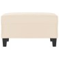 vidaXL Fußhocker Beige 70x55x41 cm Mikrofasergewebe vidaXL Fußhocker Beige 70x55x41 cm Mikrofasergewebe