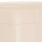 vidaXL Fußhocker Beige 70x55x41 cm Mikrofasergewebe vidaXL Fußhocker Beige 70x55x41 cm Mikrofasergewebe