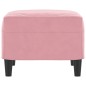 vidaXL Fußhocker Rosa 60x50x41 cm Samt vidaXL Fußhocker Rosa 60x50x41 cm Samt
