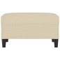 vidaXL Fußhocker Creme 70x55x41 cm Stoff vidaXL Fußhocker Creme 70x55x41 cm Stoff