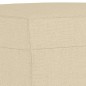 vidaXL Fußhocker Creme 70x55x41 cm Stoff vidaXL Fußhocker Creme 70x55x41 cm Stoff
